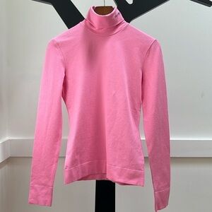 CALVIN KLEIN 205W39NYC Bubblegum pink turtleneck sweater size Small NEW